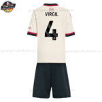 Liverpool VIRGIL 4 Auswärtstrikot-Set für Kinder 2025/26