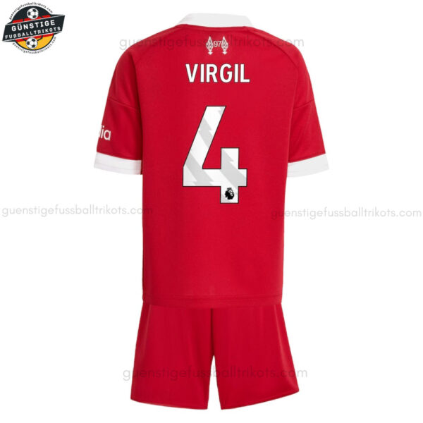 Liverpool VIRGIL 4 Heimtrikot-Set für Kinder 2025/26