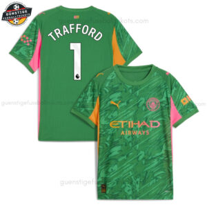 Manchester City TRAFFORD 1 Grünes Torwarttrikot für Herren 2025/26