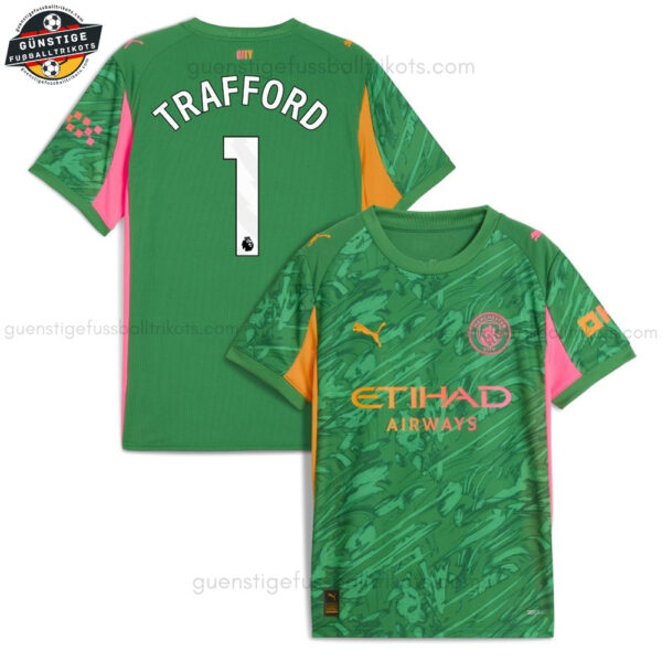 Manchester City TRAFFORD 1 Grünes Torwarttrikot für Herren 2025/26