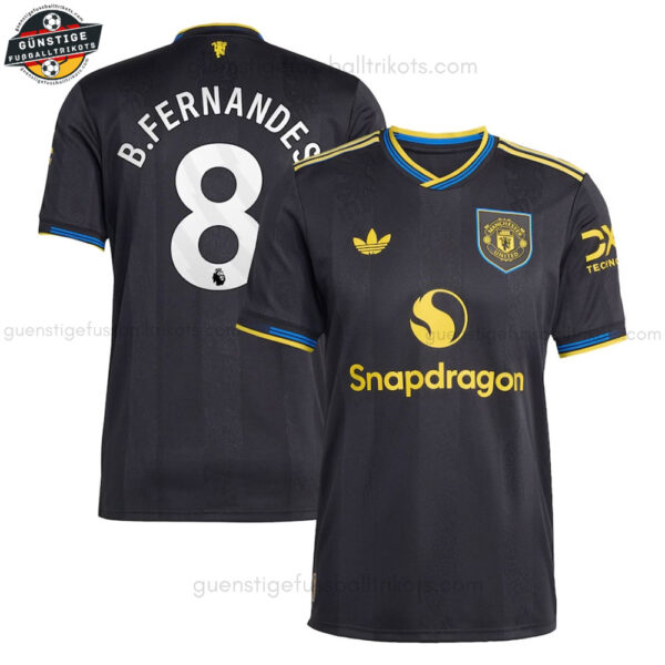 Manchester United B.FERNANDES 8 Ausweichtrikot für Herren 2025/26