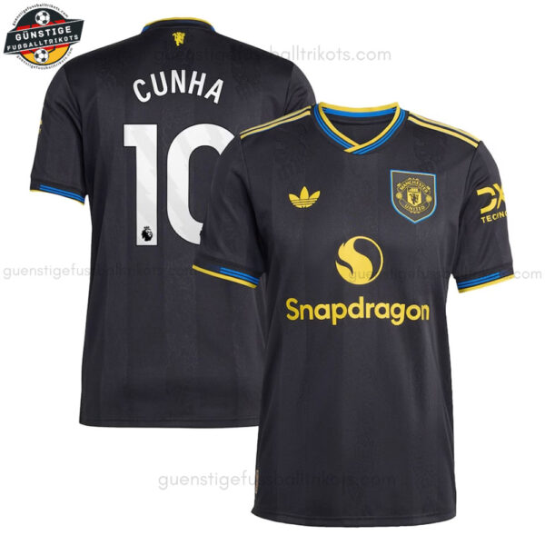 Manchester United CUNHA 10 Ausweichtrikot für Herren 2025/26
