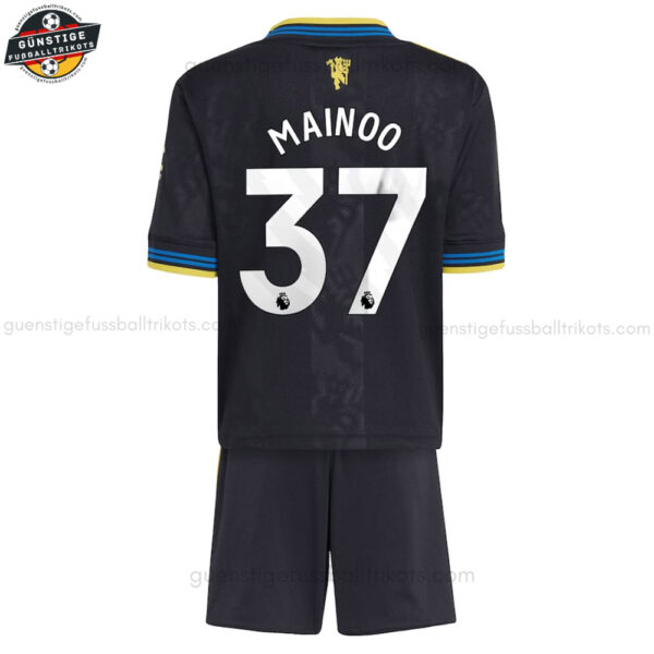 Manchester United MAINOO 37 Ausweichtrikot-Set für Kinder 2025/26