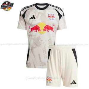 New York Red Bulls Auswärts Fußballtrikot Set für Kinder 2025/26 - Fan Version