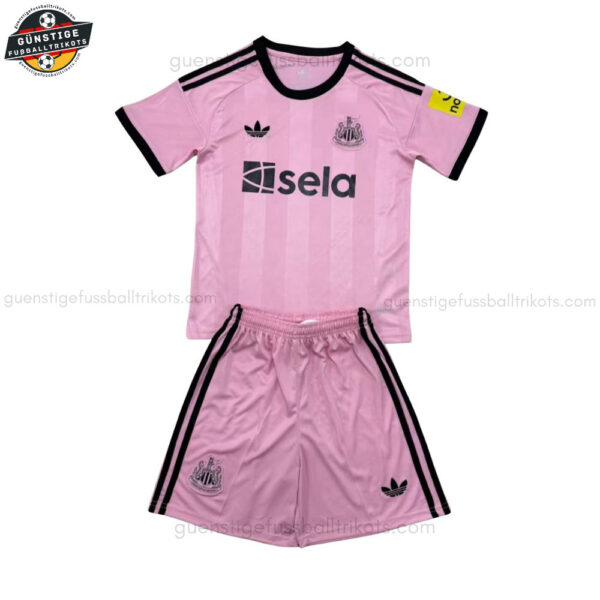 Newcastle Rosa Torwarttrikot-Set für Kinder 2025/26