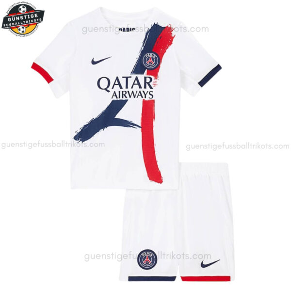 Paris Saint Germain Auswärtstrikot-Set für Kinder 2025/26