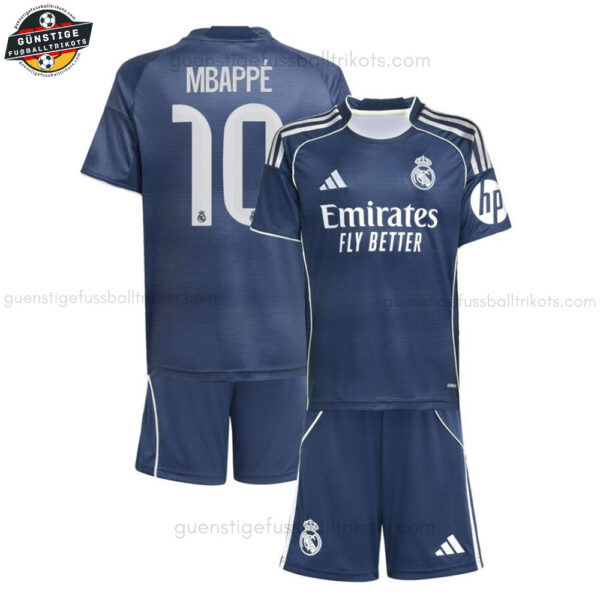 Real Madrid MBAPPÉ 10 Auswärtstrikot-Set für Kinder 2025/26