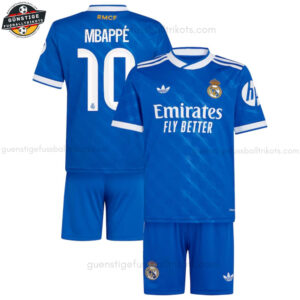 Real Madrid MBAPPÉ 10 Drittestrikot-Set für Kinder 2025/26
