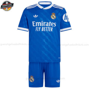 Real Madrid Drittes Fußballtrikot Kinder Set 25/26 - Front view