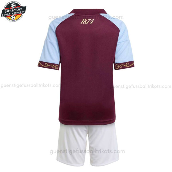 Aston Villa Heimtrikot-Set für Kinder 2025/26