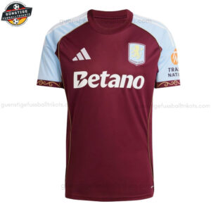 Aston Villa Heimtrikot für Herren 2025/26 - Front view
