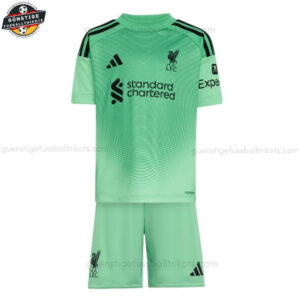 Liverpool Torwarttrikot-Set für Kinder 2025/26