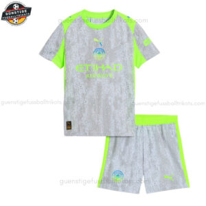 Manchester City Ausweichtrikot-Set für Kinder 2025/26