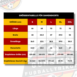 GFT Women Size Charttttt