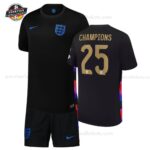 England CHAMPIONS 25 Auswärtstrikot-Set für Kinder 2025/26