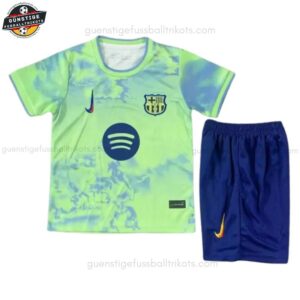 FC Barcelona Hellgrün Sondertrikot-Set für Kinder 2025/26
