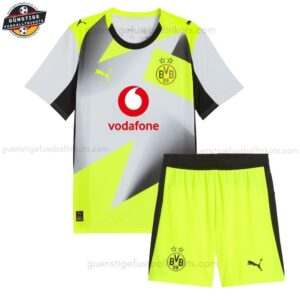 Borussia Dortmund Auswärtstrikot-Set für Kinder 2025/26