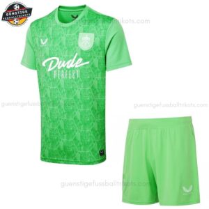 Burnley Torwarttrikot-Set für Kinder 2025/26