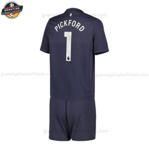 Everton PICKFORD 1 Auswärts Torwarttrikot-Set für Kinder 25/26 - Back view