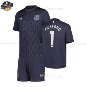 Everton PICKFORD 1 Auswärts Torwarttrikot-Set für Kinder 2025/26
