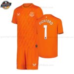 Everton PICKFORD 1 Ausweich Torwarttrikot-Set für Kinder 2025/26