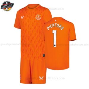 Everton PICKFORD 1 Ausweich Torwarttrikot-Set für Kinder 2025/26