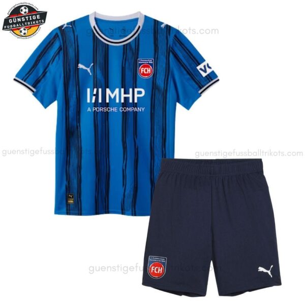 Heidenheim Auswärtstrikot-Set für Kinder 2025/26