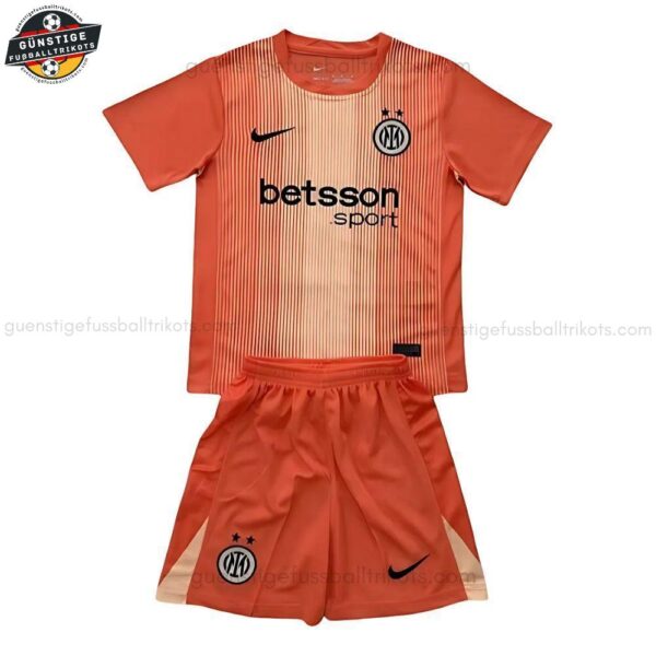 Inter Milan Torwarttrikot Set für Kinder 2025/26