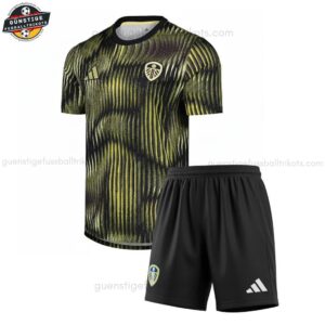 Leeds United Aufwärmtrikot-Set für Kinder 2025/26