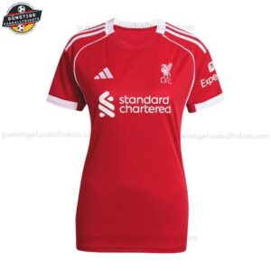 Liverpool Frauen Heim Fußballtrikot 25/26 - Front view