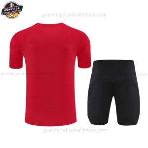Liverpool Rot Training Fußballtrikot Kinder Set 25/26 - Back view