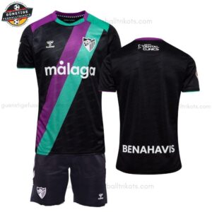 Malaga Auswärtstrikot-Set für Kinder 2025/26