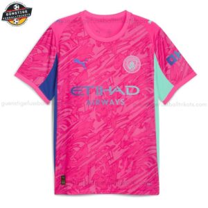 Manchester City EDONNARUMMA 25 Herren Rosa Torwart 25/26 - Front view