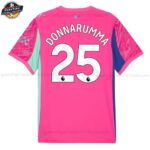 Manchester City DONNARUMMA 25 Rosa Torwarttrikot-Set für Kinder 2025/26