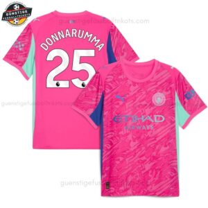 Manchester City DONNARUMMA 25 Rosa Torwarttrikot für Herren 2025/26