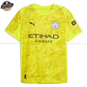 Manchester City DONNARUMMA 25 Herren Gelbes Torwart 25/26 - Front view