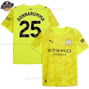 Manchester City DONNARUMMA 25 Gelbes Torwarttrikot für Herren 2025/26