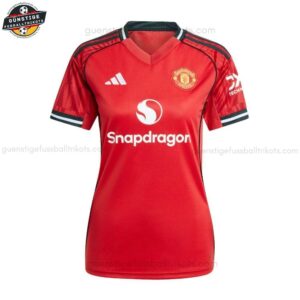 Manchester United Frauen Heim Fußballtrikot 25/26 - Front view