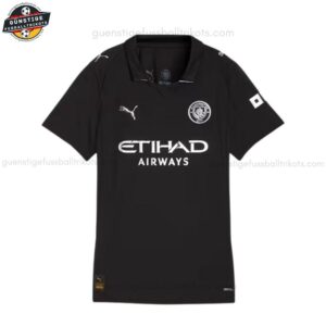 Manchester City Frauen Auswärts Fußballtrikot 25/26 - Front view