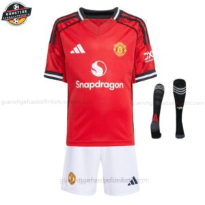 Manchester United ŠEŠKO 30 Heimtrikot-Set für Kinder und Herren 2025/26 - Front view