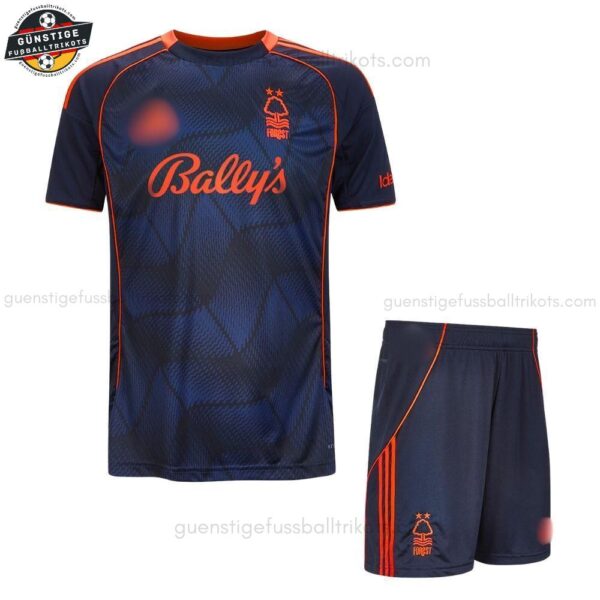 Nottingham Forest Ausweichtrikot-Set für Kinder 2025/26