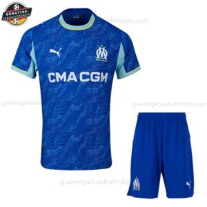 Olympique Marseille Ausweichtrikot-Set für Kinder 2025/26
