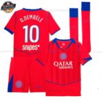 Paris Saint Germain O.DEMBÉLÉ 10 Ausweichtrikot-Set für Kinder 2025/26