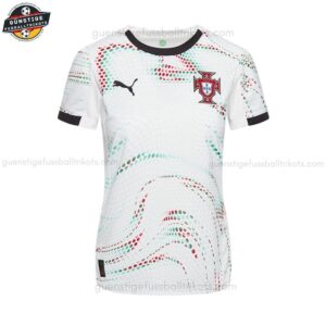 Portugal Frauen Auswärts Fußballtrikot 25/26 - Front view