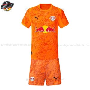 RB Leipzig Torwarttrikot-Set für Kinder 2025/26 - Front view