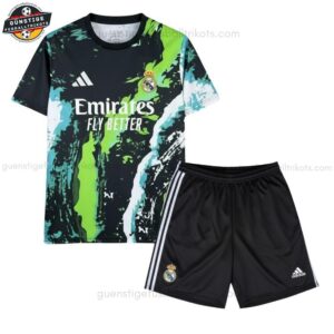 Real Madrid Drache Aufwärmtrikot-Set für Kinder 2025/26