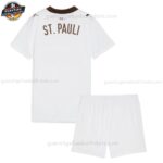 St. Pauli Auswärtstrikot-Set für Kinder 2025/26