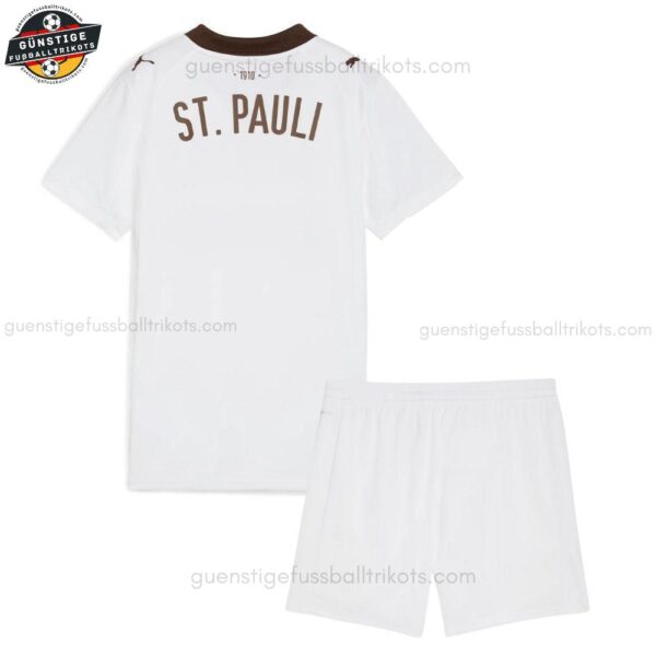 St. Pauli Auswärtstrikot-Set für Kinder 2025/26