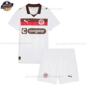 St. Pauli Auswärtstrikot-Set für Kinder 2025/26