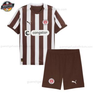 St. Pauli Heimtrikot-Set für Kinder 2025/26